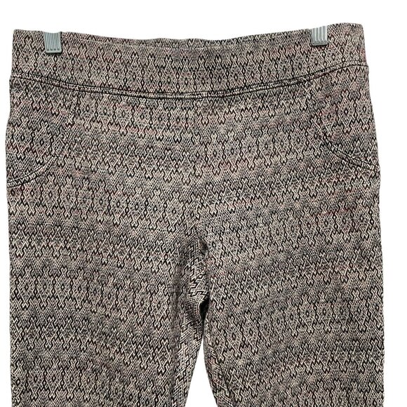 Free People Jacquard Skinny Pants Womens S Boho Cottagecore Festival Neutral - Picture 8 of 10